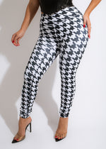 Diva Leggings Houndstooth