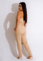 It Girl Pant Set Nude