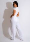 The elegant and versatile Decision To Leave Linen Pant White