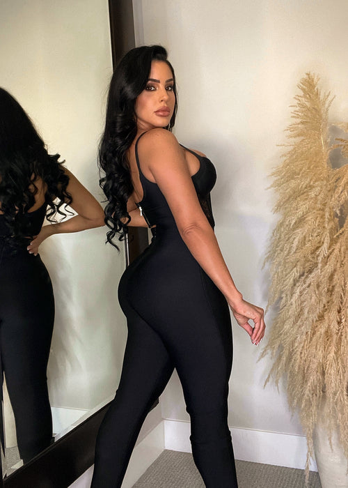 Be My Baby Pant Set Black