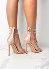 Clear The Air Nude Heels