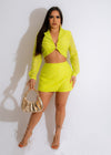 Lost Horizon Lace Short Set Green