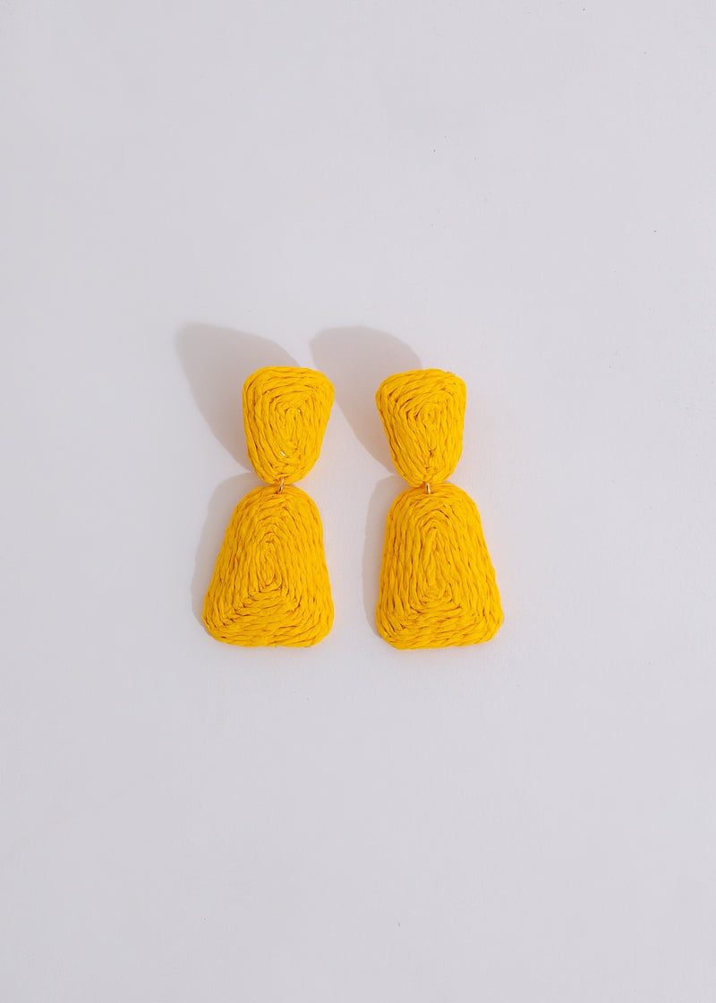 Stunning yellow Love Like This Earrings, featuring delicate and intricate design
