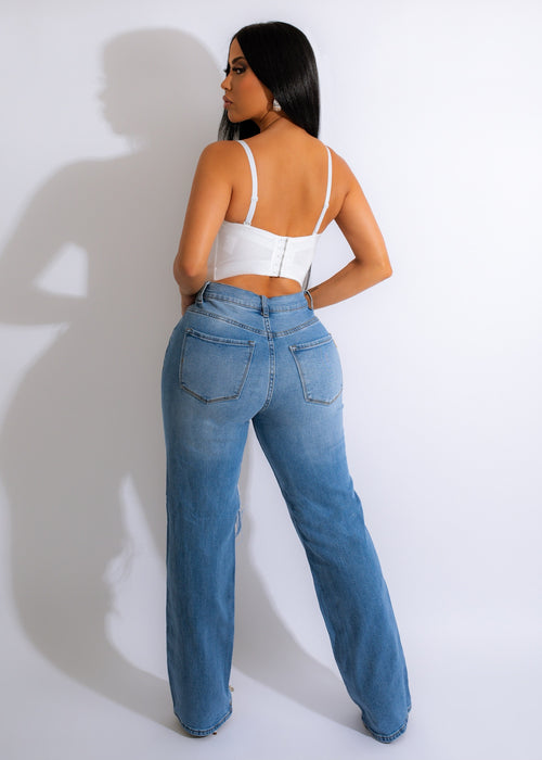 Time Of Your Life Jeans Light Denim
