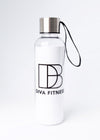 BPA-Free Diva Fitness Water Bottle in Purple with Time Marker