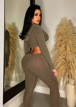 Follow Your Dreams Legging Set Brown