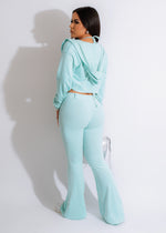 Time After Time Velvet Pant Set Blue