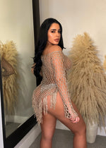 I Feel Summery Crochet Coverup Nude