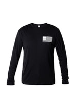 MPW Lowered Long Sleeve Shirt in black with front pocket detail and button-up design