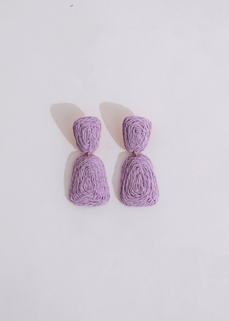 Shimmering purple Love Like This Earrings, a stylish and elegant accessory