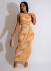 Gentle Impact Maxi Dress Yellow
