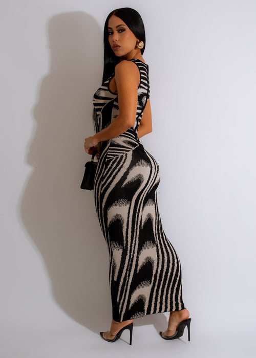 Gentle Impact Maxi Dress Black