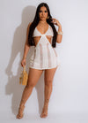 Coconut Beach Cover Up White