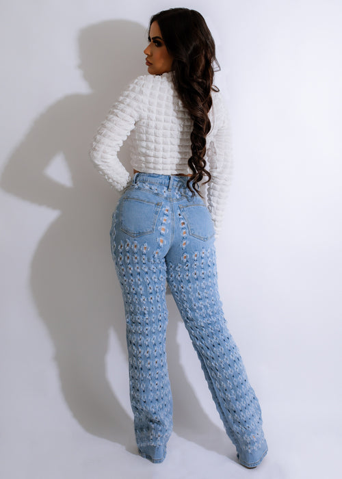Close-up of Too Much Ripped Jeans in Dark Wash, Thrasher Distressed Skinny Jeans