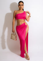Luxury Maxi Dress Pink