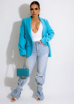 Down To Business Blazer Blue