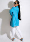 Always On Time Oversized Blazer Blue, a versatile and chic outerwear piece perfect for any occasion
