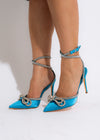 Stylish and versatile, the Perfectly Classic Heels Blue elevate any outfit