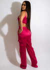 So In Love Satin Jumpsuit Pink: stylish, elegant, and comfortable women's fashion